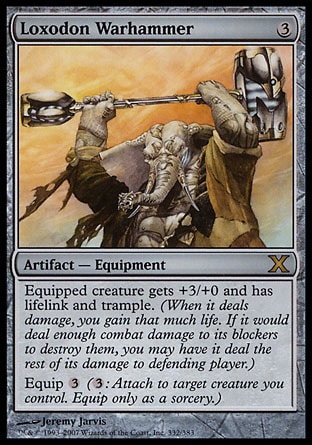 MTG: Tenth Edition 332: Loxodon Warhammer 