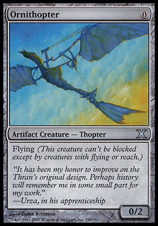 MTG: Tenth Edition 336: Ornithopter 