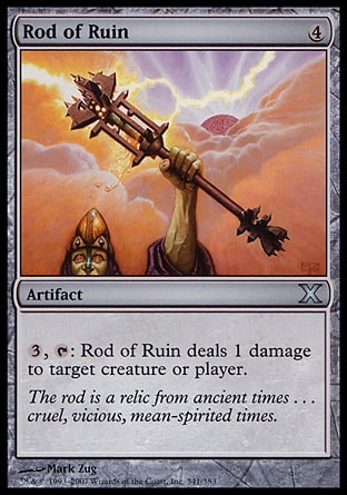 Magic: Tenth Edition 341: Rod of Ruin 