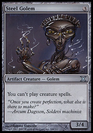 MTG: Tenth Edition 344: Steel Golem 