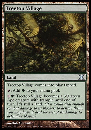MTG: Tenth Edition 361: Treetop Village 