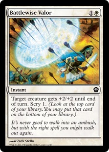 MTG: Theros 001: Battlewise Valor 