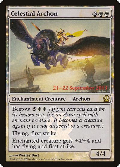 MTG: Theros 003: Celestial Archon - Prerelease Foil 