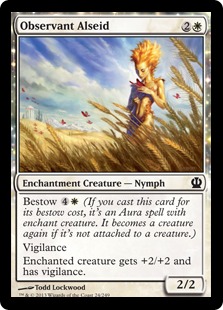 MTG: Theros 024: Observant Alseid 
