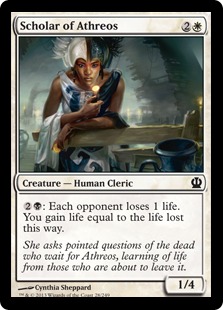 MTG: Theros 028: Scholar of Athreos 