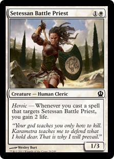 MTG: Theros 029: Setessan Battle Priest 