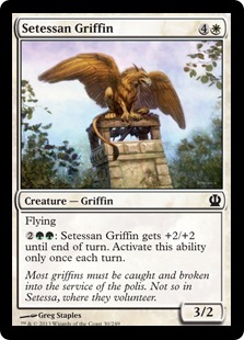 MTG: Theros 030: Setessan Griffin 