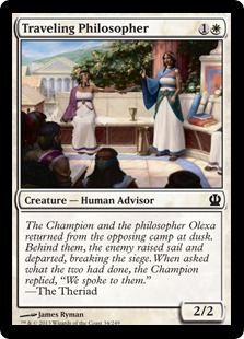 MTG: Theros 034: Traveling Philosopher 