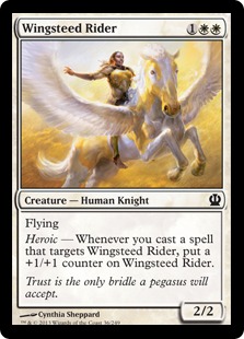 Magic: Theros 036: Wingsteed Rider 