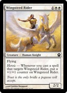 MTG: Theros 036: Wingsteed Rider 