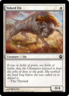 MTG: Theros 037: Yoked Ox 