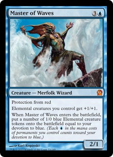Magic: Theros 053: Master of Waves - Foil 