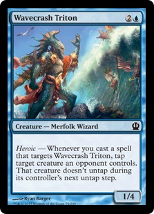 MTG: Theros 074: Wavecrash Triton 