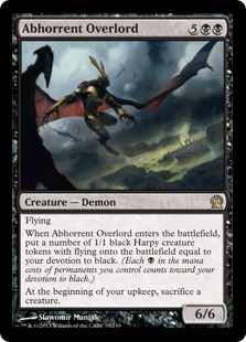 MTG: Theros 075: Abhorrent Overlord 