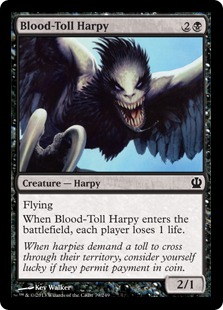 MTG: Theros 079: Blood-Toll Harpy 