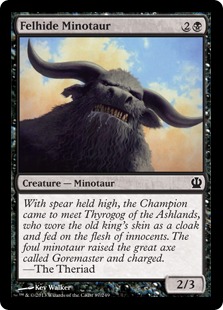 MTG: Theros 087: Felhide Minotaur 