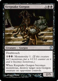 MTG: Theros 093: Keepsake Gorgon 