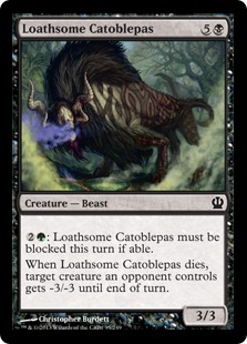 MTG: Theros 095: Loathsome Catoblepas 