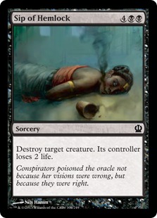MTG: Theros 106: Sip of Hemlock 