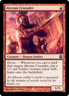 MTG: Theros 111: Akroan Crusader 