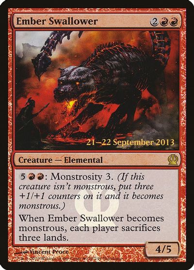MTG: Theros 120: Ember Swallower - Pre-Release Foil 