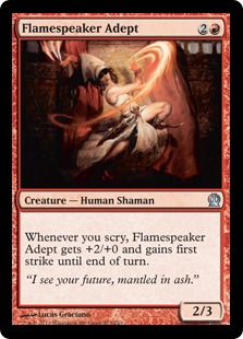 MTG: Theros 123: Flamespeaker Adept 