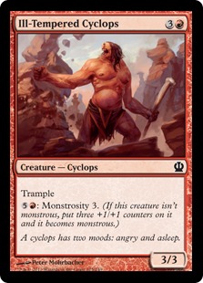 MTG: Theros 125: Ill-Tempered Cyclops 