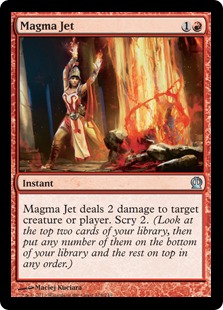 MTG: Theros 128: Magma Jet 