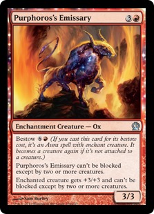 MTG: Theros 136: Purphoross Emissary 
