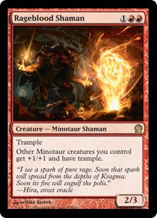 MTG: Theros 138: Rageblood Shaman 