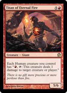 MTG: Theros 144: Titan of Eternal Fire 
