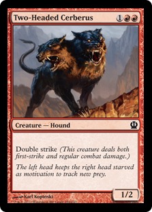 MTG: Theros 146: Two-Headed Cerberus 
