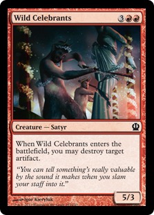 MTG: Theros 147: Wild Celebrants 