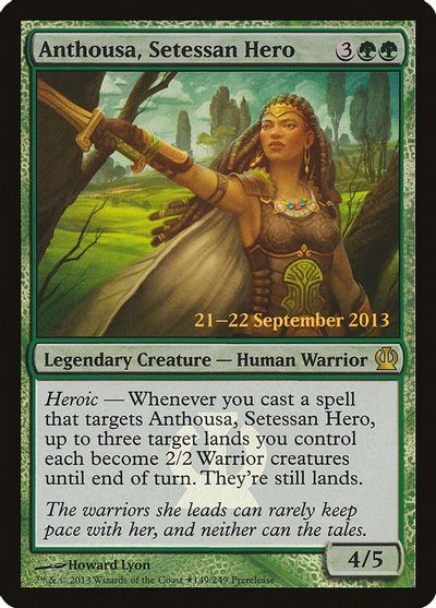 MTG: Theros 149: Anthousa, Setessan Hero - Prerelease Foil 