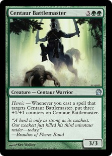 MTG: Theros 154: Centaur Battlemaster 
