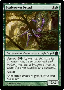 Magic: Theros 161: Leafcrown Dryad - Foil 