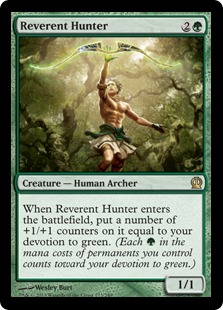 Magic: Theros 173: Reverent Hunter - Foil 
