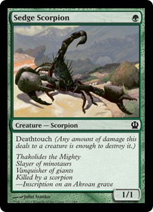 MTG: Theros 177: Sedge Scorpion 