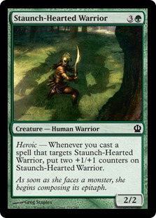 MTG: Theros 179: Staunch-Hearted Warrior 