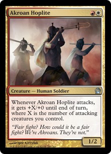 MTG: Theros 185: Akroan Hoplite 