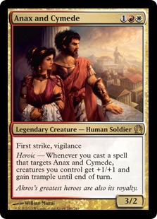 MTG: Theros 186: Anax and Cymede 
