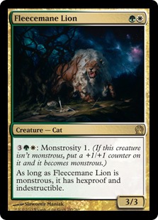 MTG: Theros 193: Fleecemane Lion 