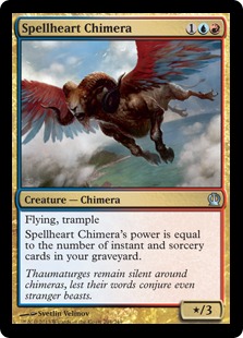 MTG: Theros 204: Spellheart Chimera 