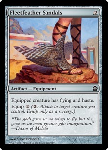 MTG: Theros 216: Fleetfeather Sandals 
