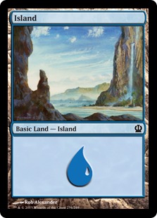 MTG: Theros 234: Island (#234) - Foil 