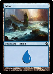 MTG: Theros 236: Island (#236) - Foil 