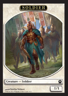 Magic: Theros 256: Soldier 3 1/1 