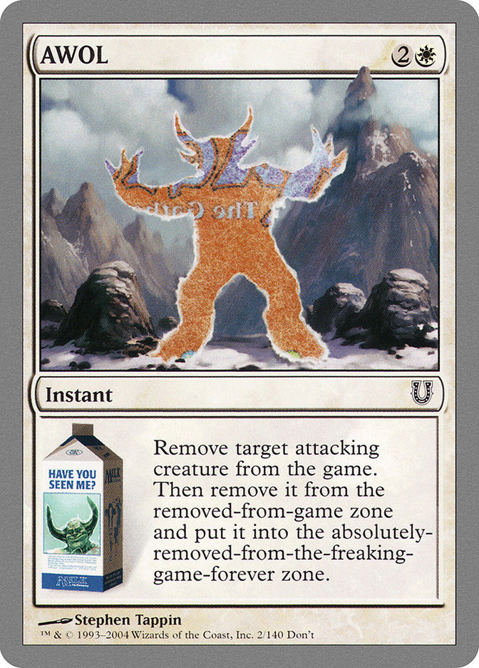 MTG: Unhinged 002: AWOL 