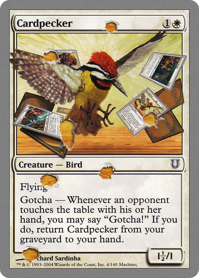 MTG: Unhinged 004: Cardpecker 