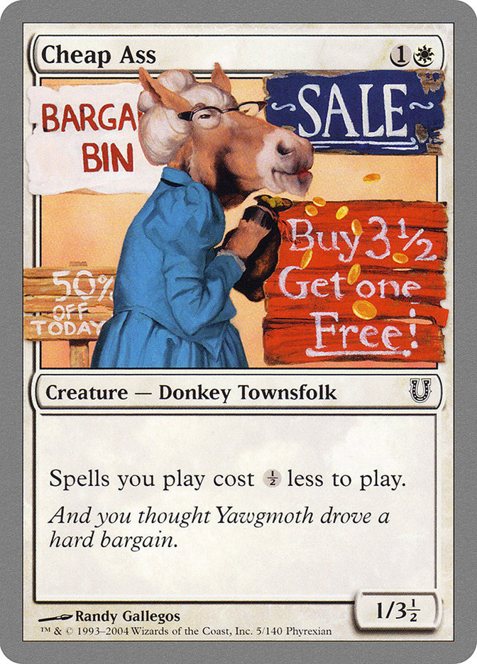 MTG: Unhinged 005: Cheap Ass 